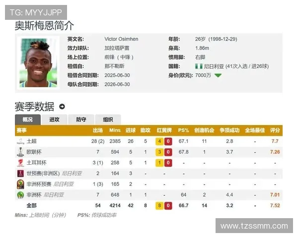 奥斯梅恩意甲冠军赛季的统治级表现解析